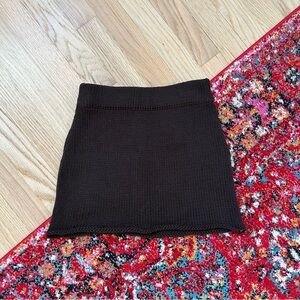 Revolve BELLE the Label || Sweater Mini Skirt